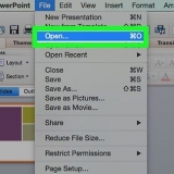 Voer 'n powerpoint-aanbieding uit na 'n pdf-dokument