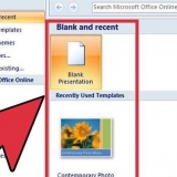 Skep 'n aanbieding met powerpoint