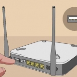 Koppel 'n drukker aan 'n netwerk via usb