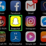 Stuur 'n snapchat aan iemand wat jou nie as 'n vriend bygevoeg het nie