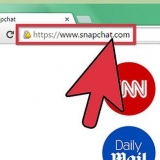 Vee 'n snapchat-rekening uit