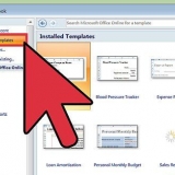 Skep 'n stamboom in excel