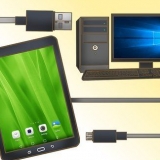 Koppel 'n tablet aan 'n rekenaar