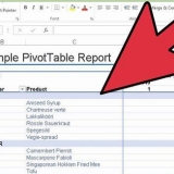 Skep 'n tydlyn in excel