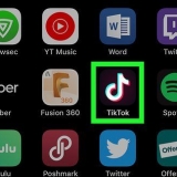 Vee 'n tiktok-rekening uit