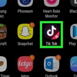 Skep 'n tiktok-rekening op android