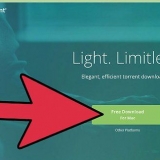 Laai 'n torrent af op 'n mac met µtorrent