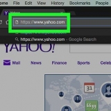 Stel 'n tweede e-posrekening op yahoo op
