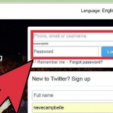 Vee 'n twitter-rekening uit