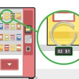 Met behulp van 'n vending masjien