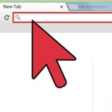 Voer 'n webadres in om na 'n spesifieke webwerf te gaan