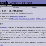 Laai 'n webwerf af