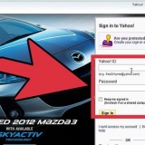 'N yahoo! Verwyder rekening