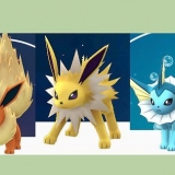 Eevee ontwikkel in al sy evolusies