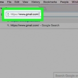 Gaan e-pos met google mail na