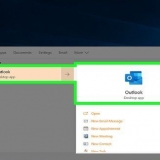 Laai e-posse van microsoft outlook af