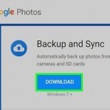 Laai foto's en video's op na google foto's op 'n rekenaar en mac