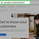 Gebruik google analytics