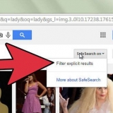 Deaktiveer google safesearch