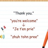 Jy is welkom in frans