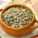 Groene koffie gedrink