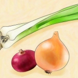 Groeiende groen uie