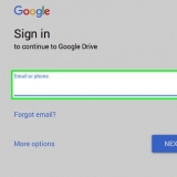 Deel groot lêers op google drive