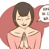 Sê hallo in japannees