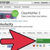 Handmatige outomatiese instel met audacity