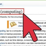 Gebruik die tar-opdrag in linux