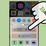 Pas die volume op ios 10 aan