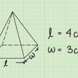 Bereken die volume van 'n piramide
