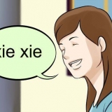 Dankie iemand in chinees
