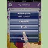 Blokkeer iemand op snapchat