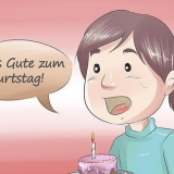 Gelukkige verjaardag aan iemand in duits