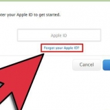 Stel jou apple id terug