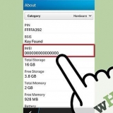 Ontsluit jou blackberry