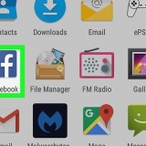 Verander jou facebook-profielfoto op android sonder om te sny