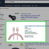 Laai jou iphone met 'n derdeparty lightning-kabel