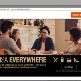 Kontroleer jou saldo op jou visa-geskenkbewys