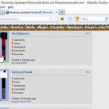 Verander jou vel in minecraft