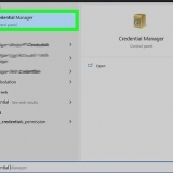 Bekyk jou wagwoorde in windows credential manager
