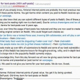 Versamel karma op reddit