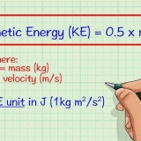 Bereken kinetiese energie