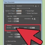Voeg kolomme in indesign by