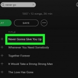 Voeg liedjies by iemand anders se spotify-snitlys op 'n mac of rekenaar