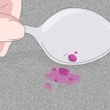 Verwyder lipstiffie van mat