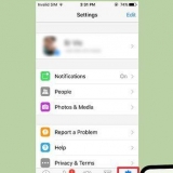 Skakel kennisgewings in facebook messenger af