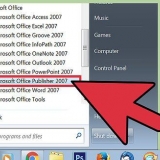 Gebruik microsoft publisher