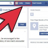 Navigeer op facebook